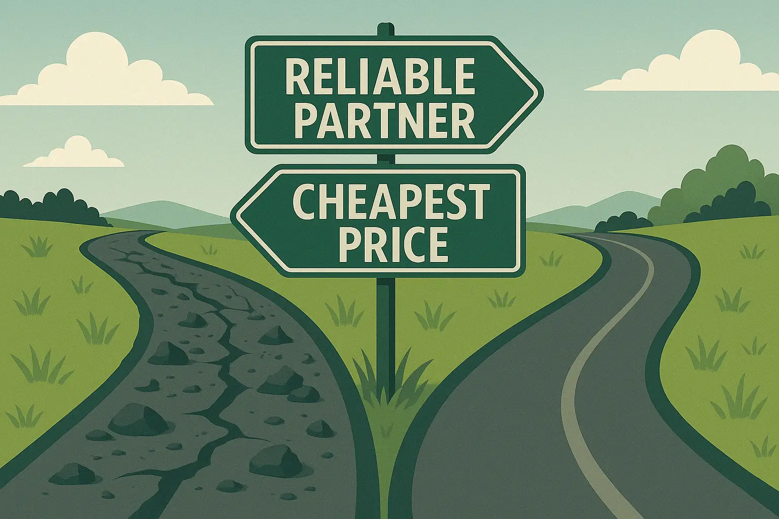 container transport costs: cheapest price vs reliable partner